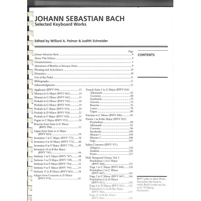 Bach - Selected Keyboard Works