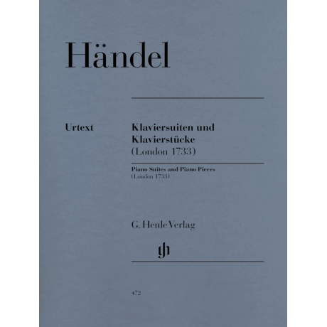 Georg Friedrich Handel - Nine Suites and Pieces for Harspichord HWV 434-442 (London, 1733)