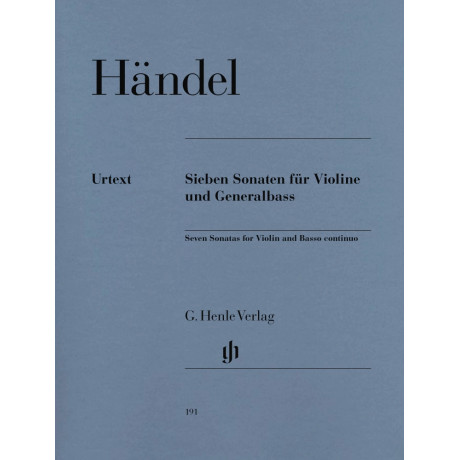 George Frideric Handel - Seven Sonatas for Violin and Basso continuo