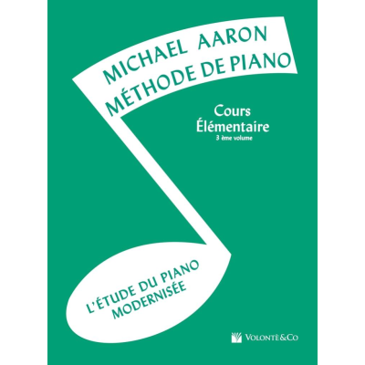 Aaron - Méthode de Piano - Cours Élémentaire 3eme Volume