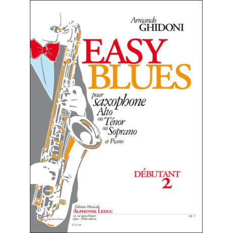 Ghidoni - Easy Blues per Sax Alto Ten.Sopr. e Piano