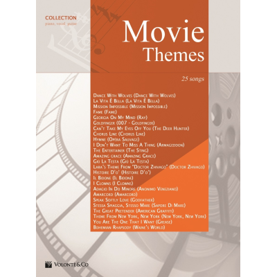 Movie Themes Collection Per Piano Vocal Guitar