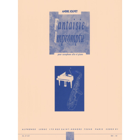 Jolivet - Fantasia Improvviso per Sax Alto e Piano