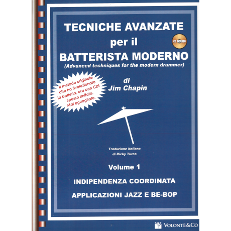 Chapin - Tecniche Avanzate per il Batterista Moderno Con CD