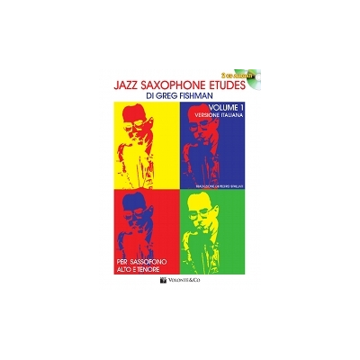 Fishman - Jazz Saxophone Etudes (Edizione italiana – con CD)