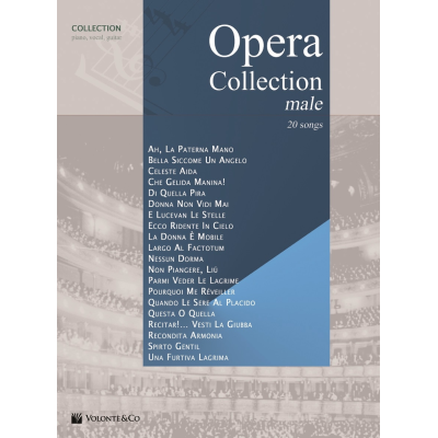 Opera Collection – Male  Piano Vocal Guitar