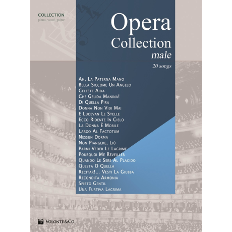 Opera Collection – Male  Piano Vocal Guitar