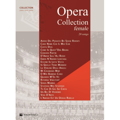 Opera Collection – Female  Piano Vocal Guitar