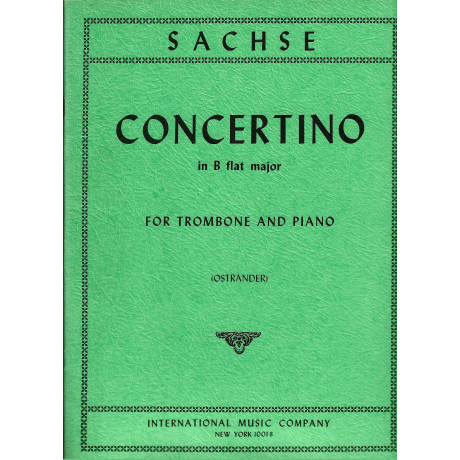Sachse - Concertino in Sib per Trombone e Piano
