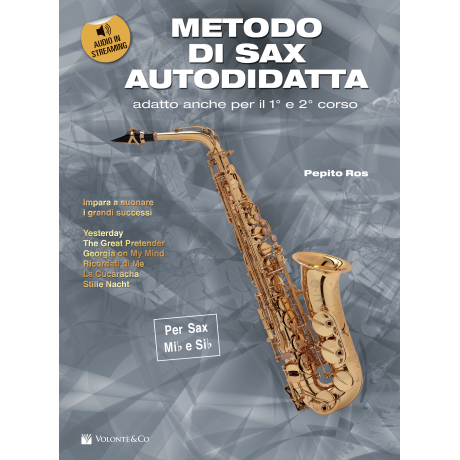 Pepito - Metodo di Sax Autodidatta (con AUDIO in STREAMING)