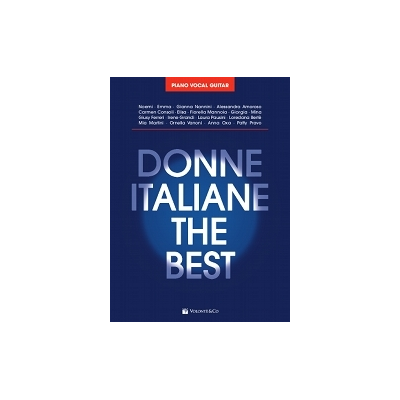 Donne Italiane – The Best - Piano Vocal Guitar