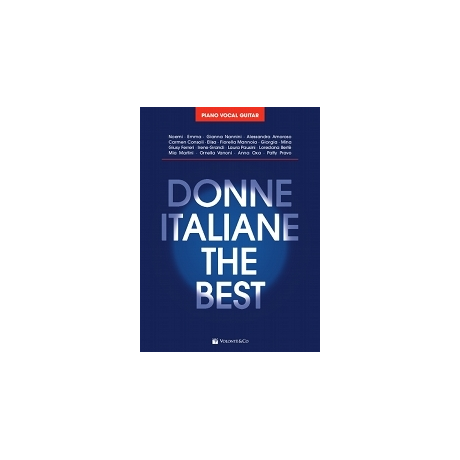 Donne Italiane – The Best - Piano Vocal Guitar