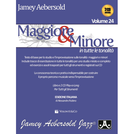 Aebersold Vol. 24 – Maggiore & minore (con 2 CD)