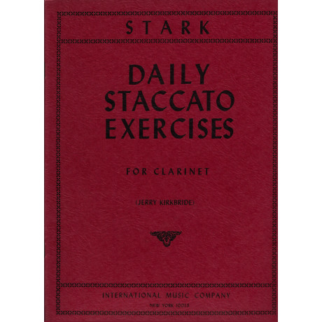 Stark - Esercizi giornalieri sullo Staccato per Clarino