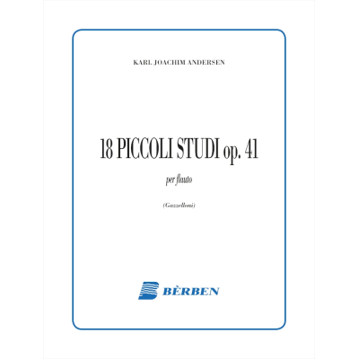 Andersen - 18 Piccoli Studi Op.41 per Flauto