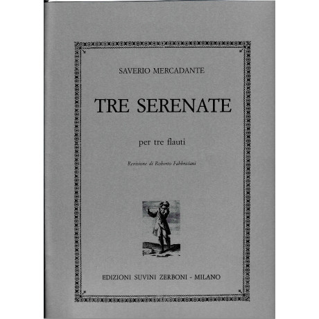 Mercadante - Tre Serenate per 3 Flauti