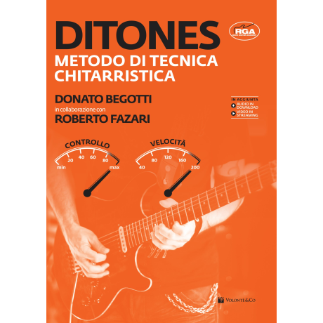 Begotti/Fazari - Ditones – Metodo di tecnica chitarristica (con audio in download e video in streaming)