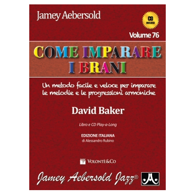Aebersold vol. 76 – Come imparare i brani (con CD)