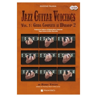 Vincent - Jazz Guitar Voicings – Vol. 1: Guida Completa ai Drop 2 (con CD)