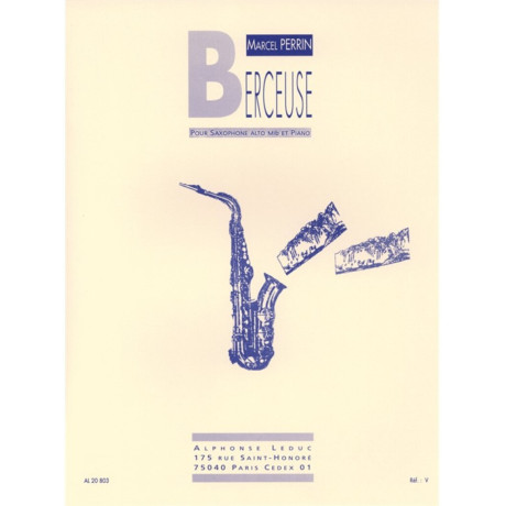 Perrin - Berceuse per Sax Alto e Piano