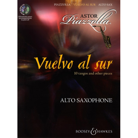 Piazzolla - 10 Tanghi per Sax Alto Solo con Cd