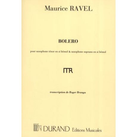 Ravel - Bolero per Sax Tenore o Soprano e Piano