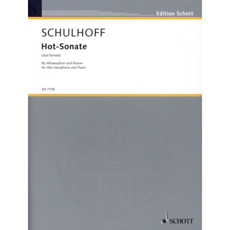 Schulhoff - Hot-Sonate per Sax Alto e Piano