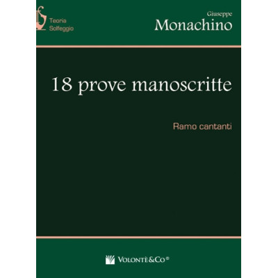 Monachino - 18 Prove Manoscritte