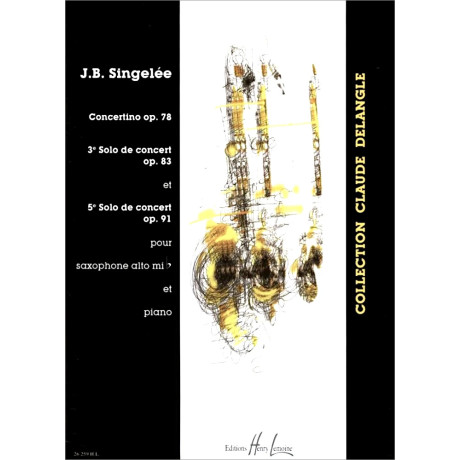 Singelèe - 3 Pezzi per Sax Alto e Piano