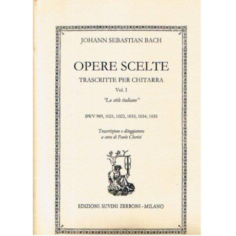 Bach - Opere Scelte Trascritte per Chitarra Vol.1