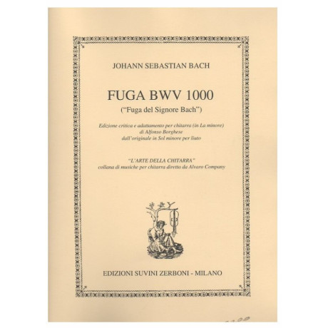 Bach - Fuga BWV 1000 per Chitarra
