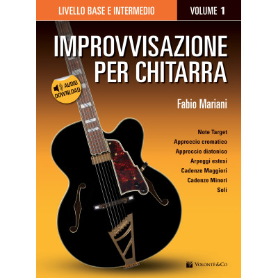 Mariani -  Improvvisazione per Chitarra Vol.1 – Livello Base e Intermedio (con audio in download)