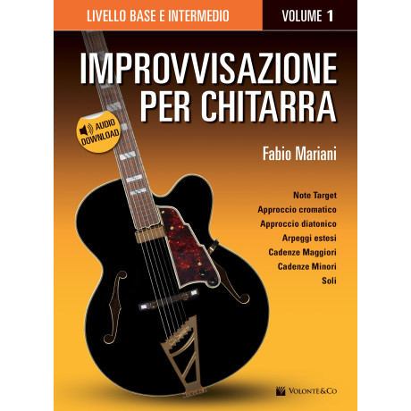 Mariani -  Improvvisazione per Chitarra Vol.1 – Livello Base e Intermedio (con audio in download)