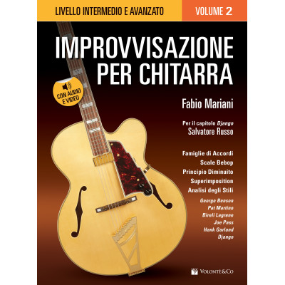 Mariani/Russo - Improvvisazione per Chitarra Vol.2 – Livello Intermedio e Avanzato (con audio e video)