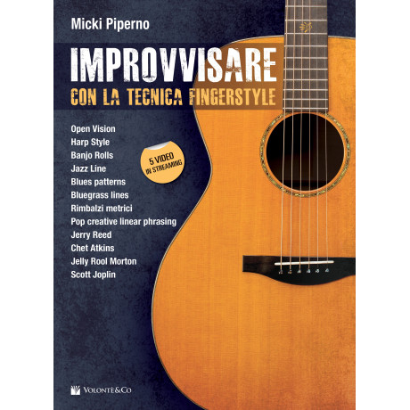 Piperno - Improvvisare con la Tecnica Fingerstyle (con video in streaming)