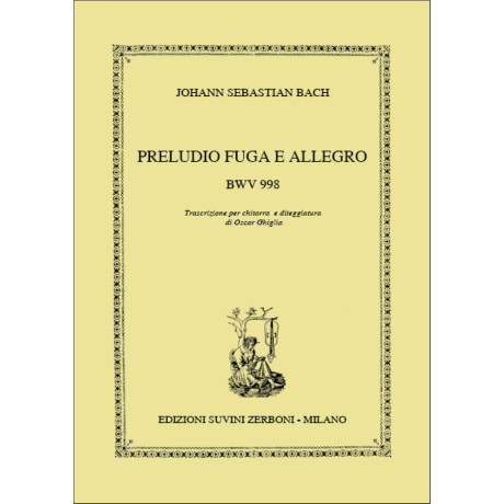 Bach - Preludio Fuga e Allegro BWV 998 per Chitarra