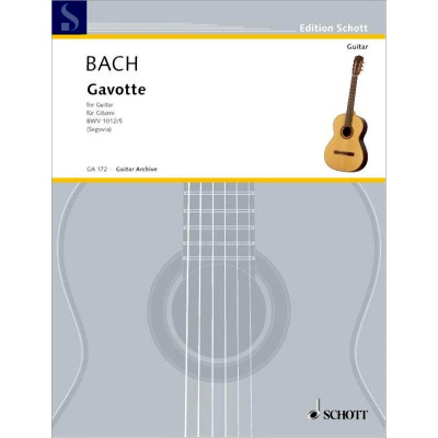 Johann Sebastian Bach - Gavotta dalla Suite per violoncello solo BWV 1012 (trascrizione per chitarra)