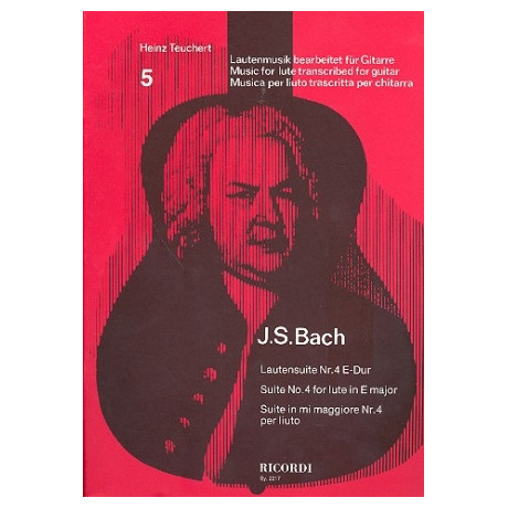 Bach - Suite N.4 in Mi Maggiore per Chitarra