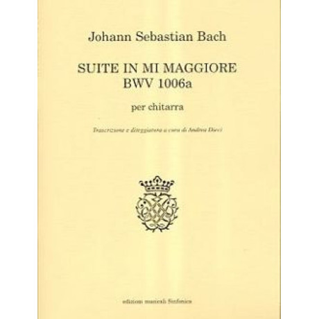 Bach - Suite N.4 in Mi Maggiore per Chitarra