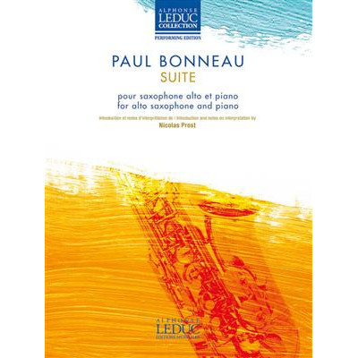 Bonneau - Suite per Sax Alto e Piano