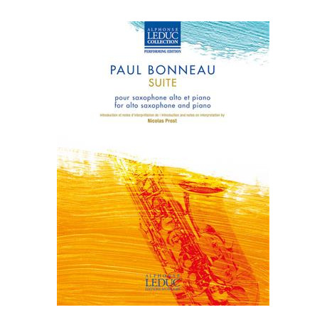 Bonneau - Suite per Sax Alto e Piano