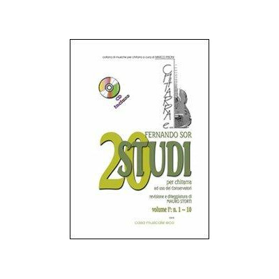 Sor - 20 Studi Per Chitarra Vol.1 + CD