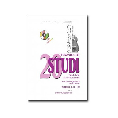 Sor - 20 Studi Per Chitarra Vol.2 + CD