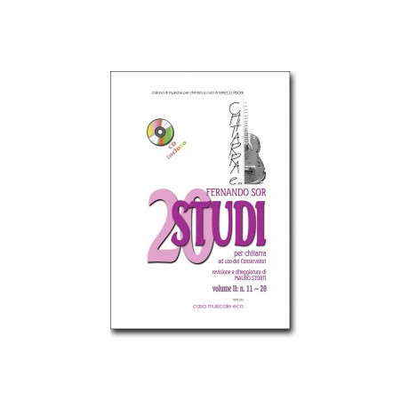Sor - 20 Studi Per Chitarra Vol.2 + CD