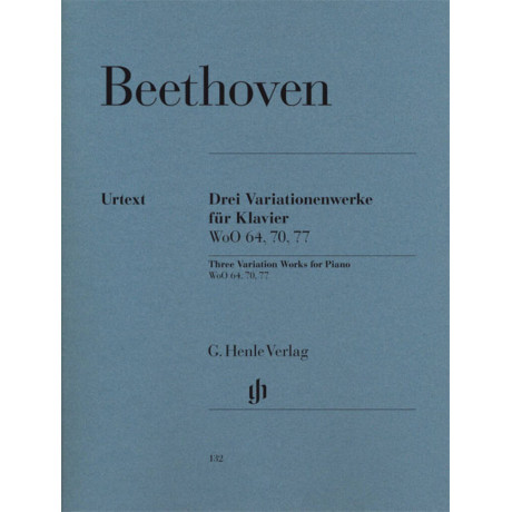 Beethoven - 3 Variation Works WoO 70, 64, 77 for Piano