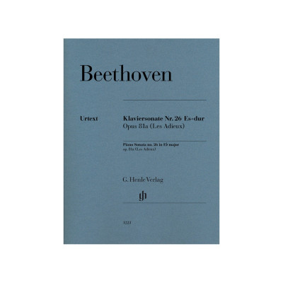 Beethoven - Piano Sonata no. 26 E flat major op. 81a (Les Adieux)