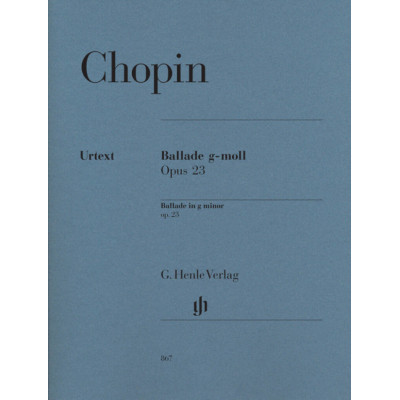 Chopin - Ballade In G Minor Op.23 for Piano