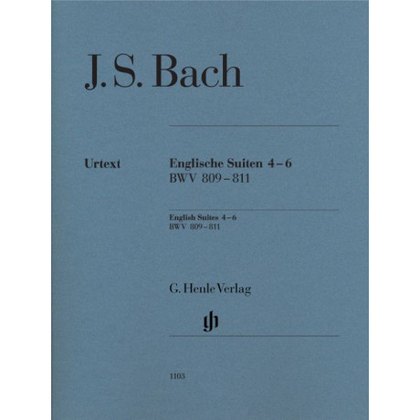 Bach - Suite inglesi 4-6 BWV 809-811