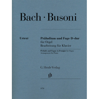 Bach/Busoni - Prelude and Fugue in D major for Piano