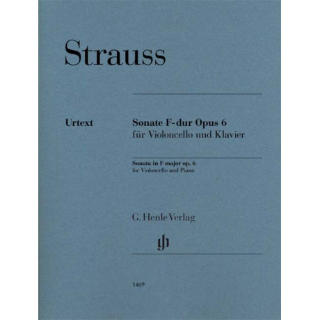 Strauss - Sonate F-dur Opus 6 für Violoncello und Klavier